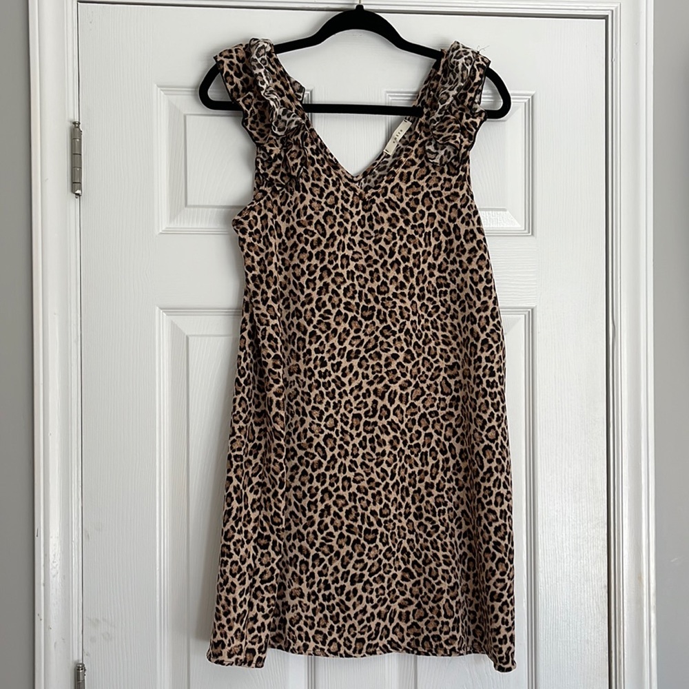 Leopard print dress